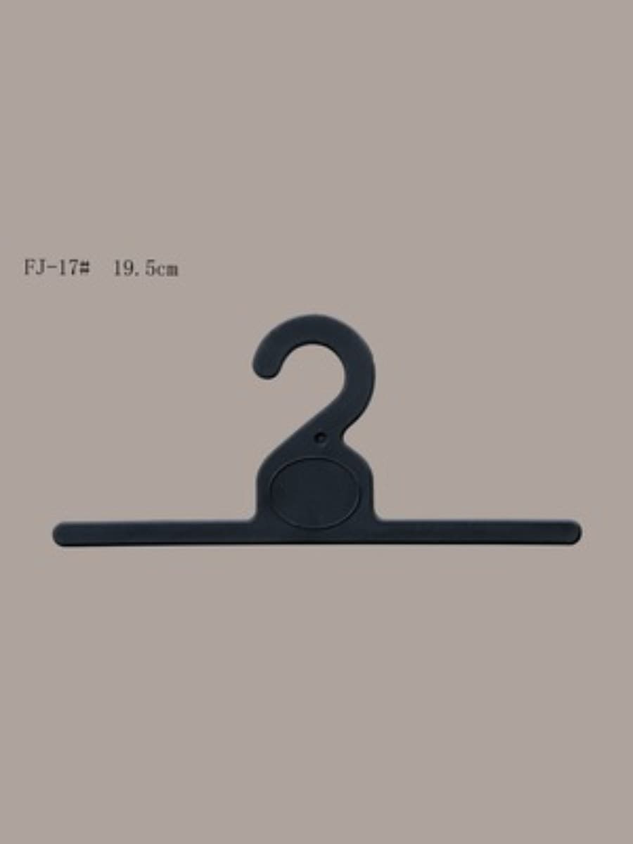 black plastic hanger 19.5cm