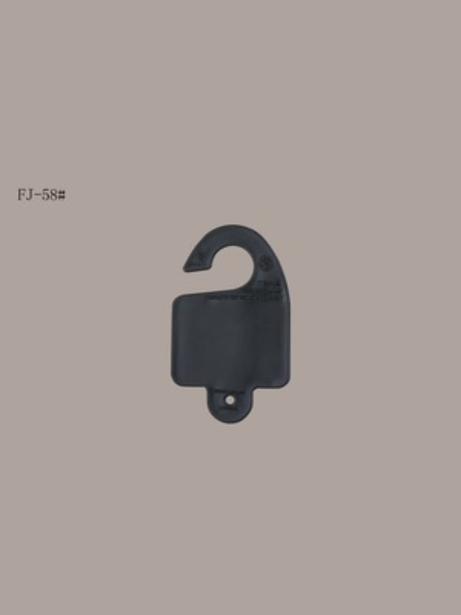 black plastic retail tie and belt hanger