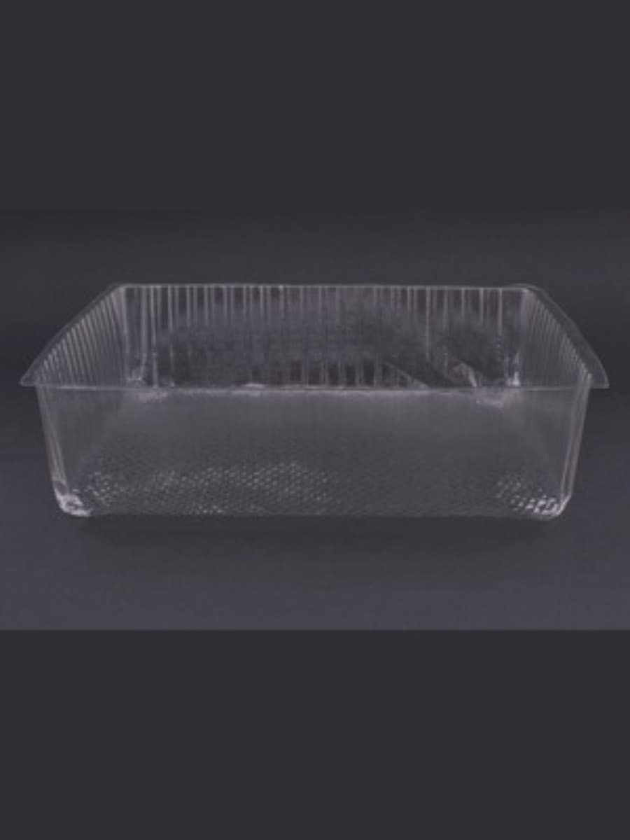 rectangular PET plastic food packaging tray