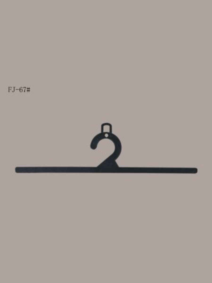black plastic polybag hanger
