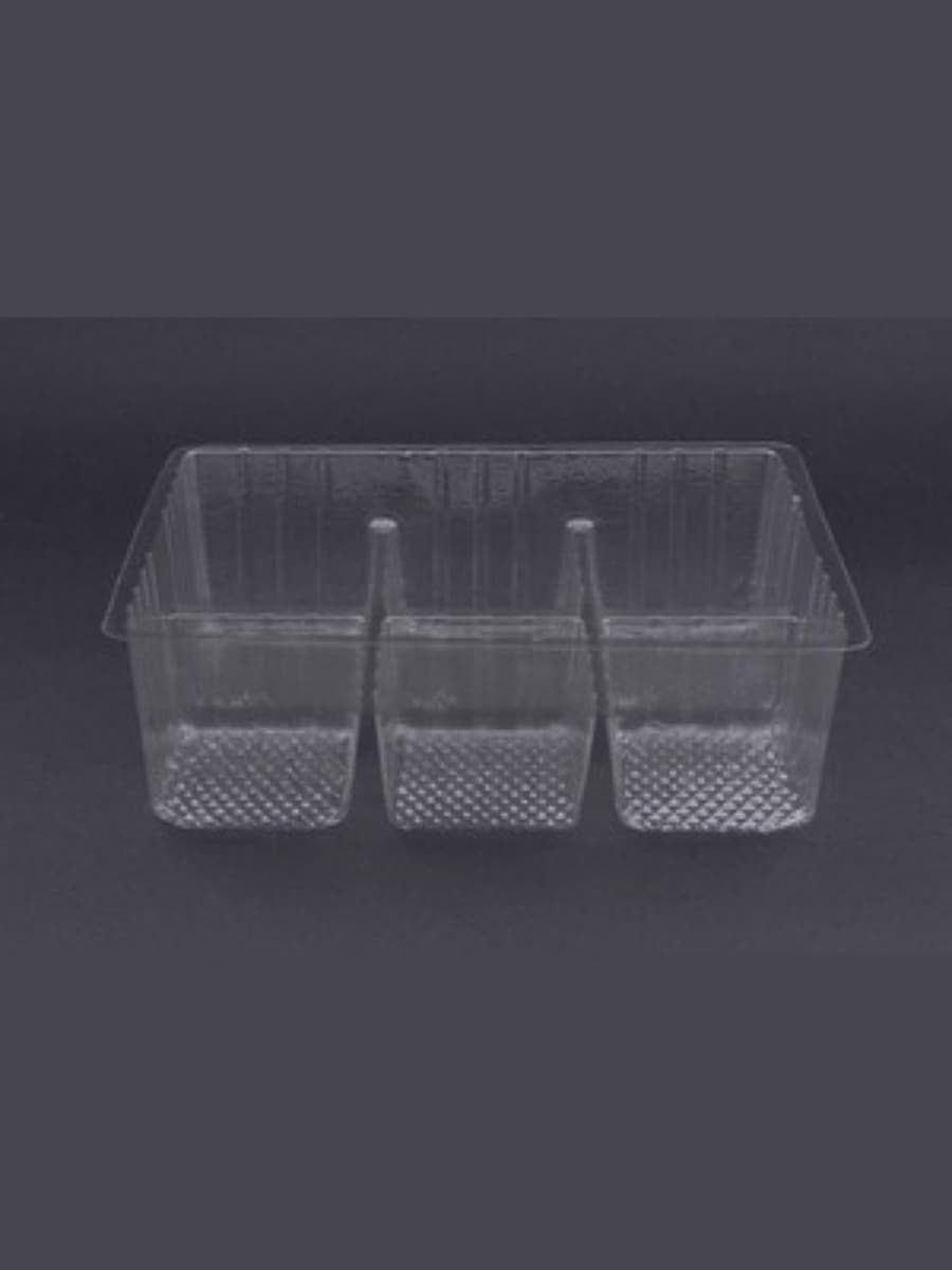 3-compartment Biscuit Packaging Tray