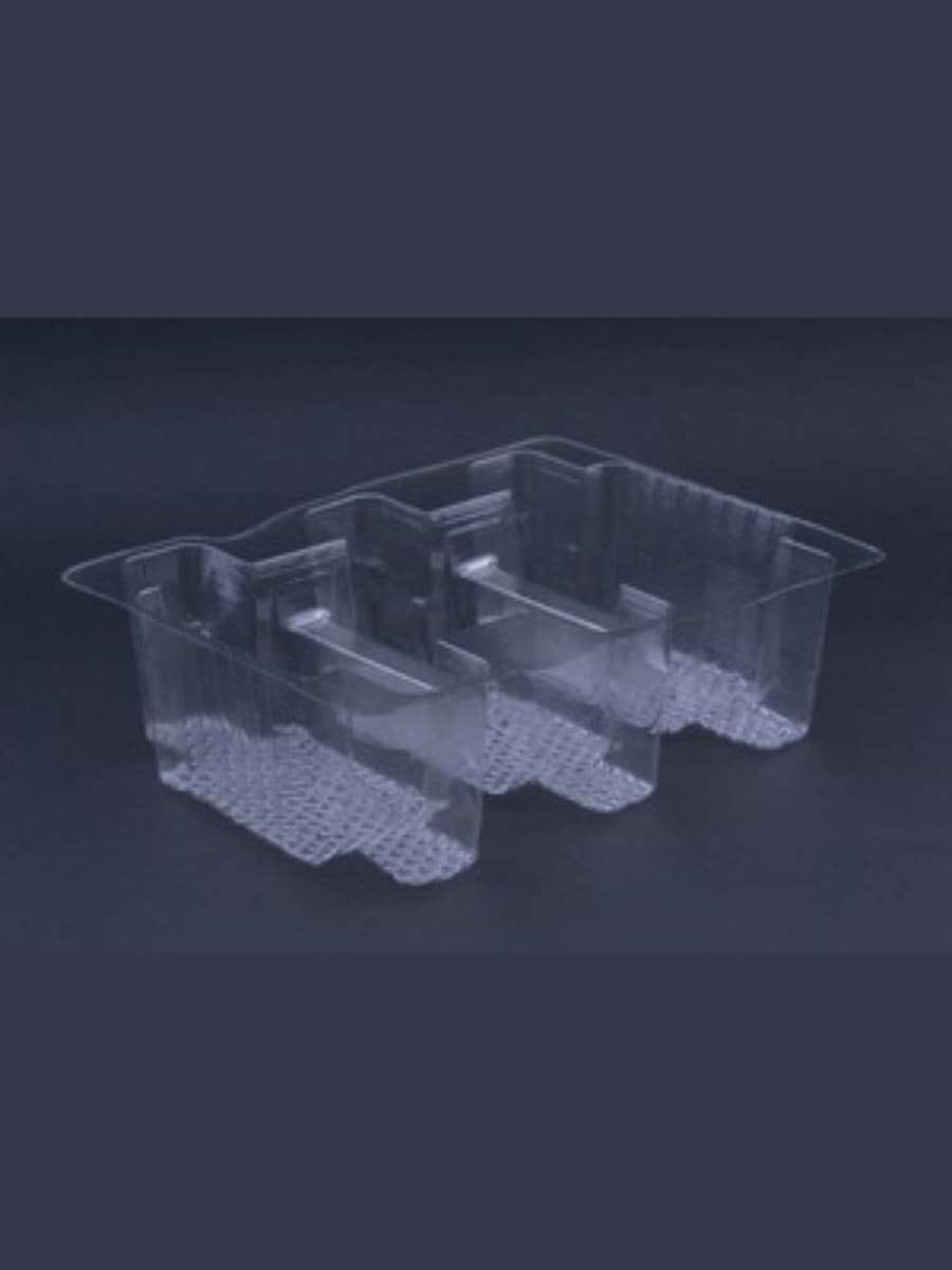 three-compartment Plastic Biscuit Packaging Tray 2