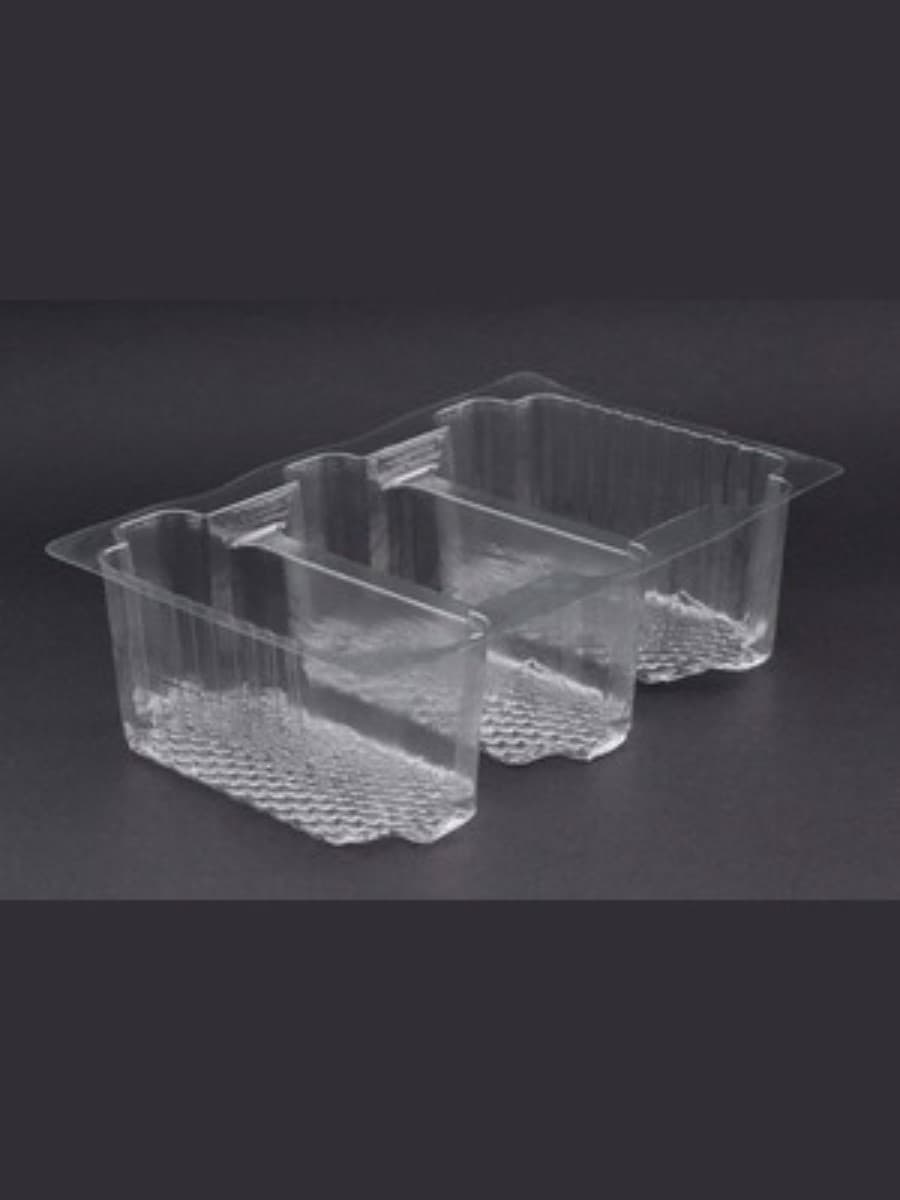 3 compartment disposable biscuit and cake slice tray 2