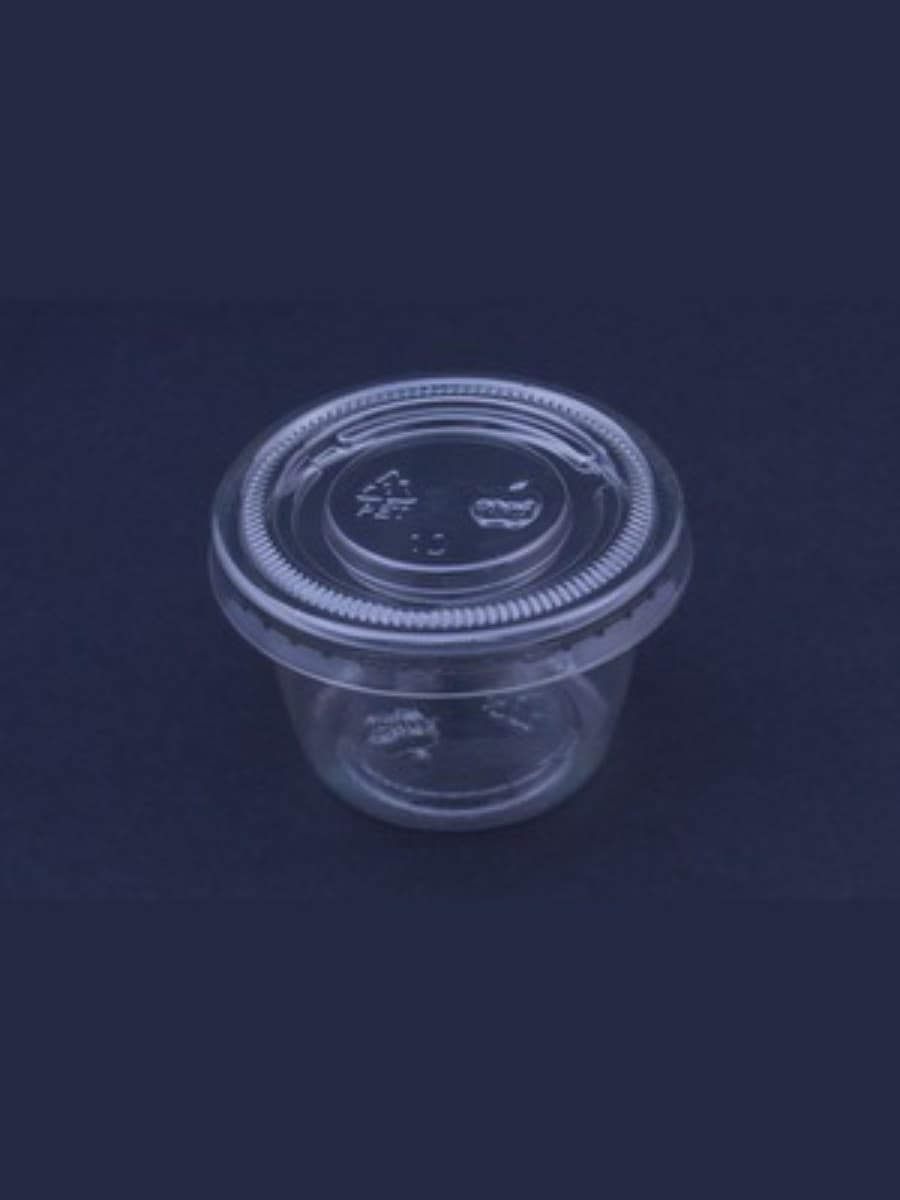 Sauce cup & lid -2 2