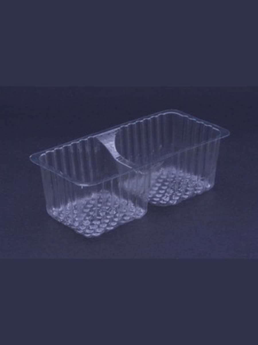 Two Compartmet biscuite packaging tray 2