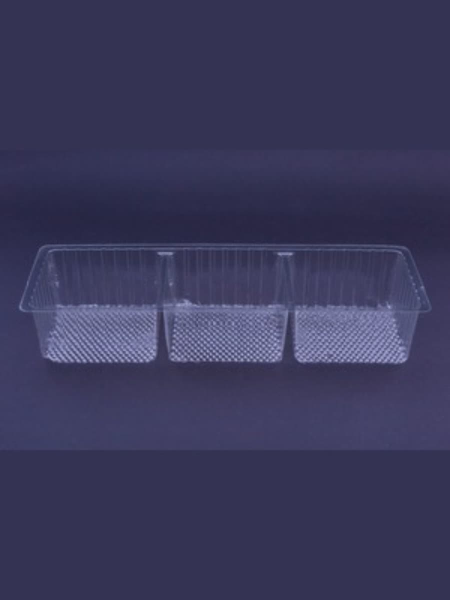 3-compartment biscuit tray