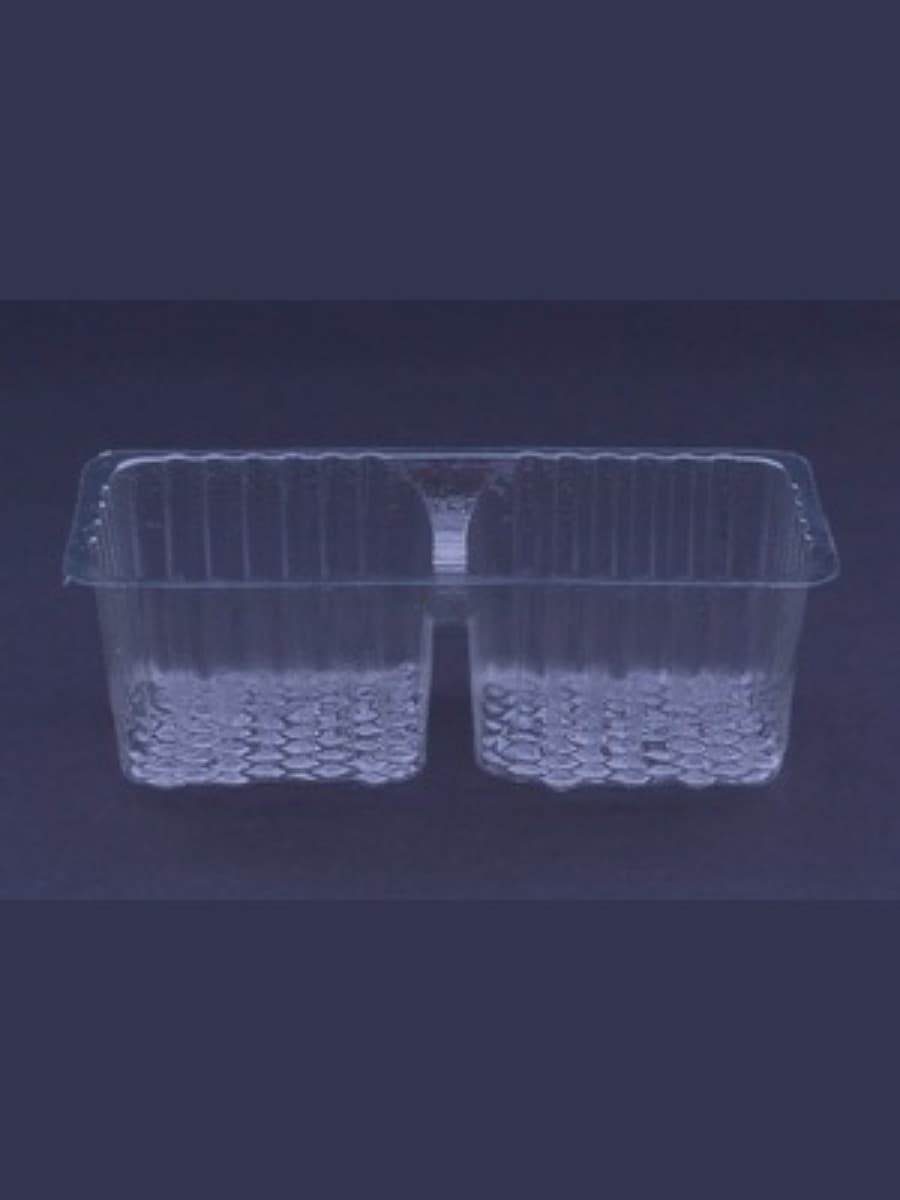 Two Compartmet biscuite packaging tray