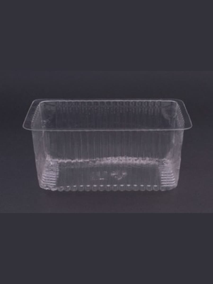 One compartment cake packaging tray