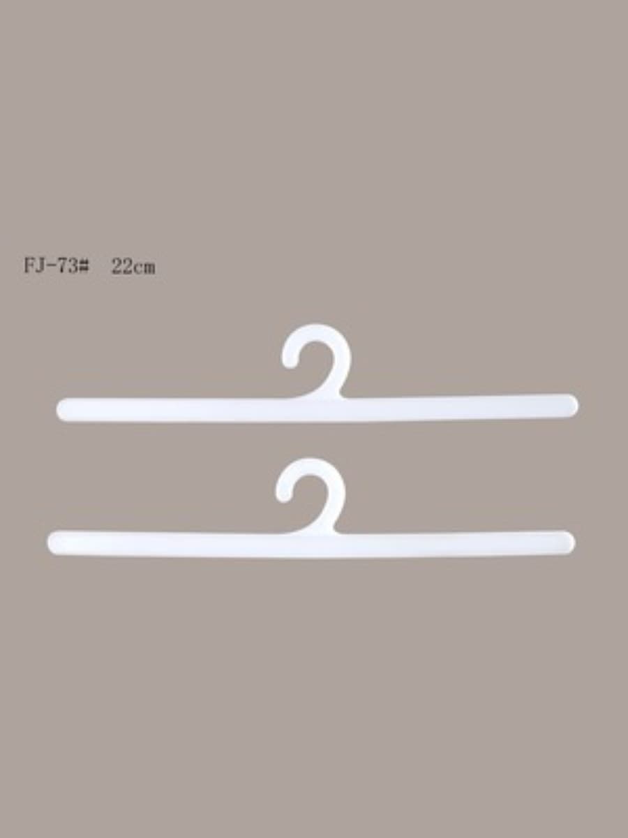 white plastic display hanger