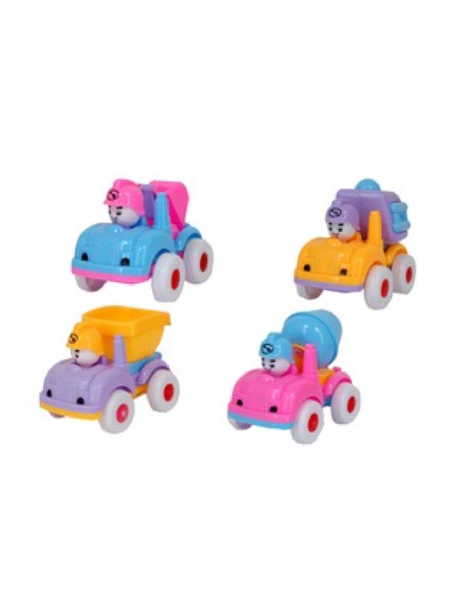 4 Pcs Construction Car