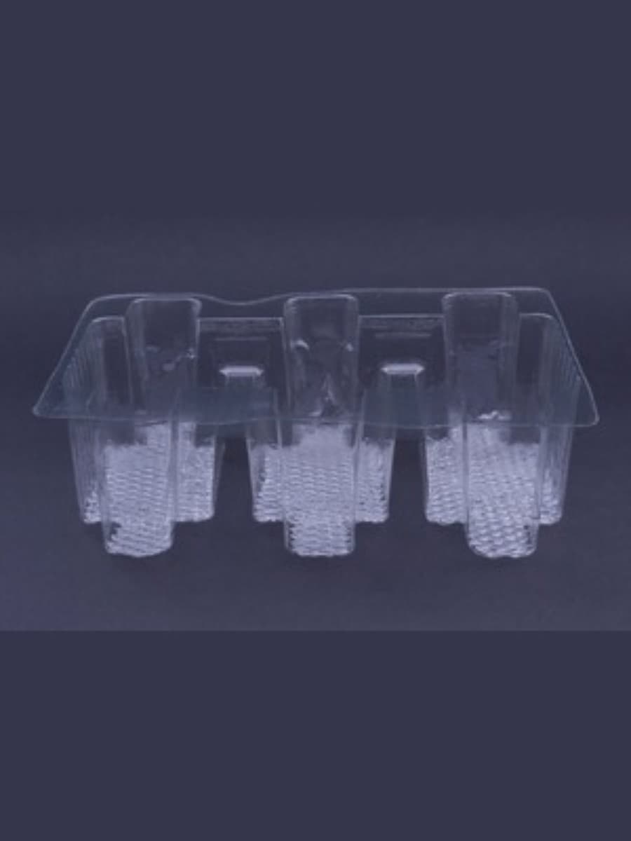 three-compartment Plastic Biscuit Packaging Tray