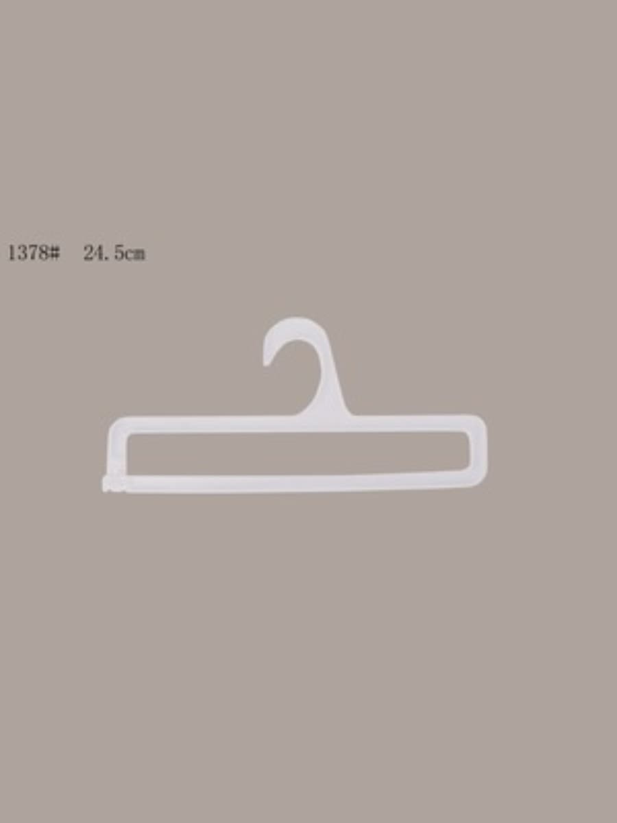 translucent plastic clip hanger