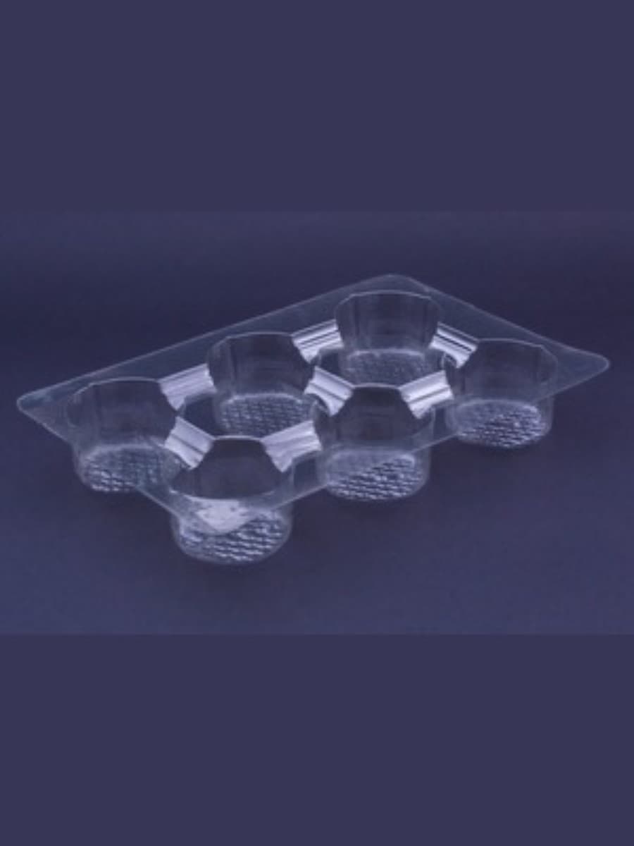 multi-compartment plastic biscuite packaging tray 2