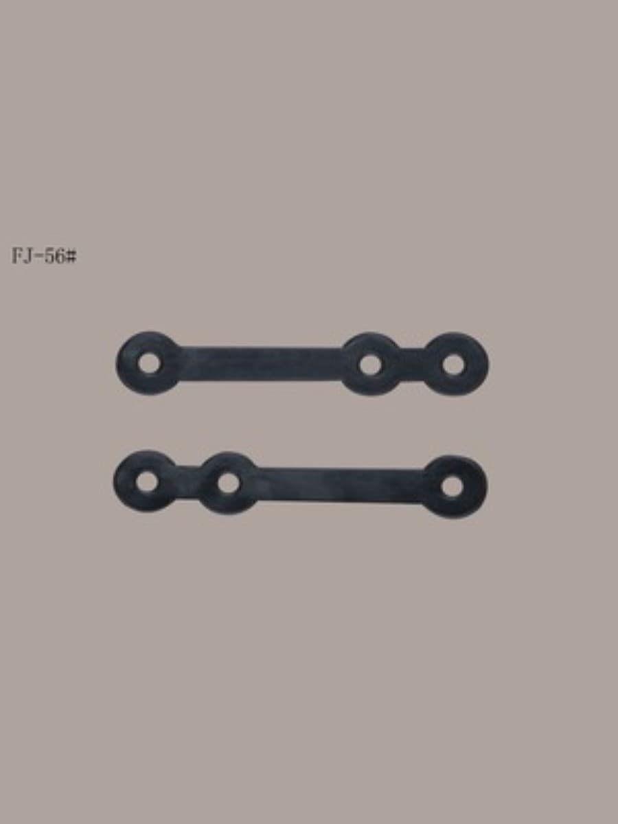black Linguette Composed Hanger Tabs