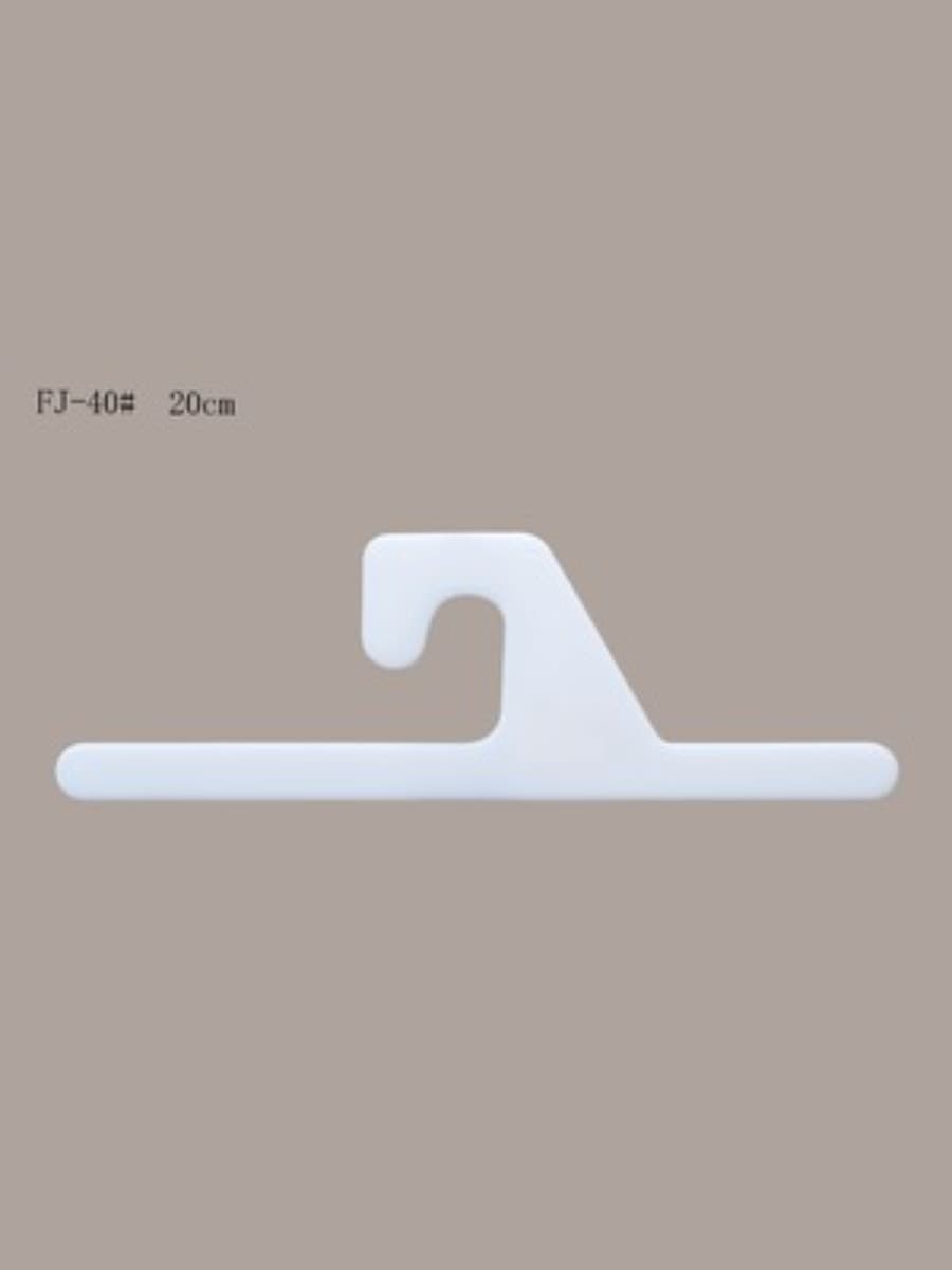 white plastic bed sheet and polybag hanger