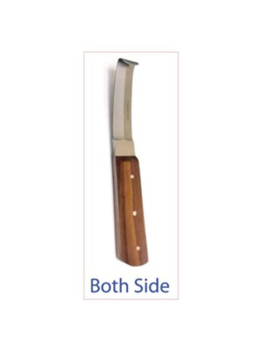 Straight Hoof Knife- both side sharp(China)
