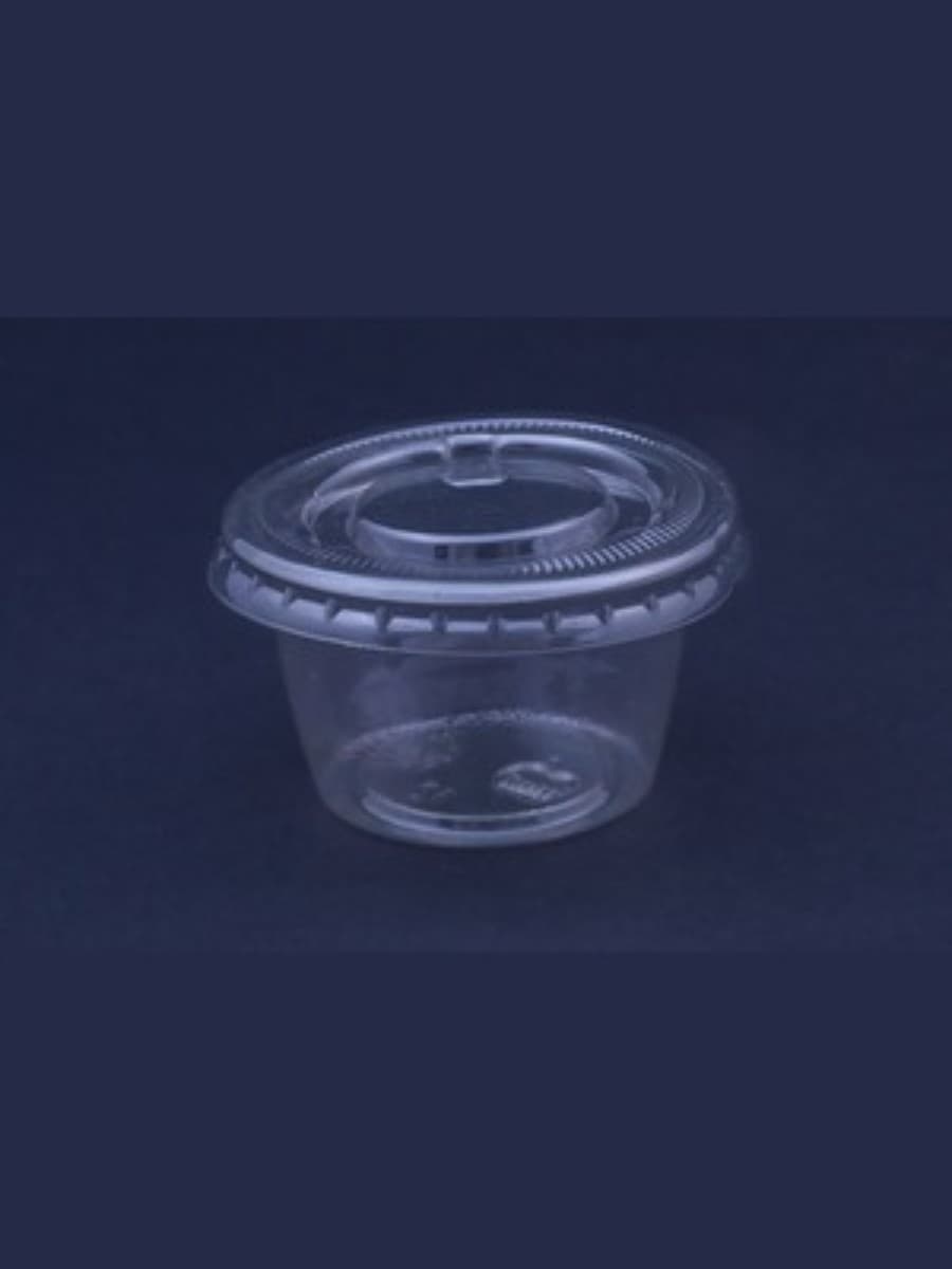Sauce cup & lid