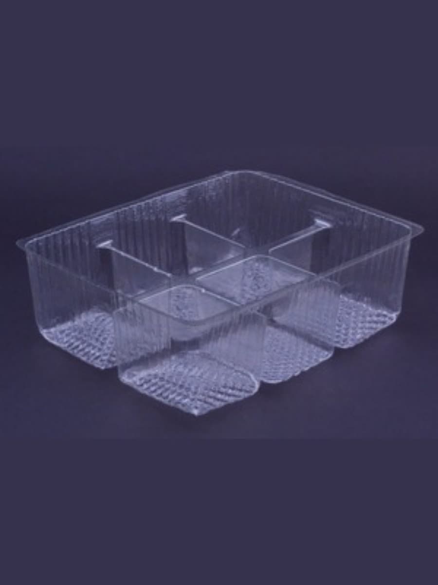 three compartment biscuite packaging tray 2