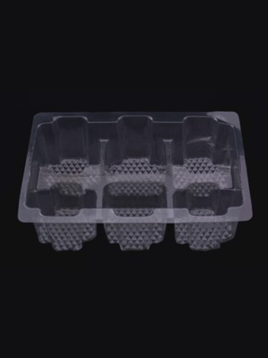 six compartment biscuite packaging tray