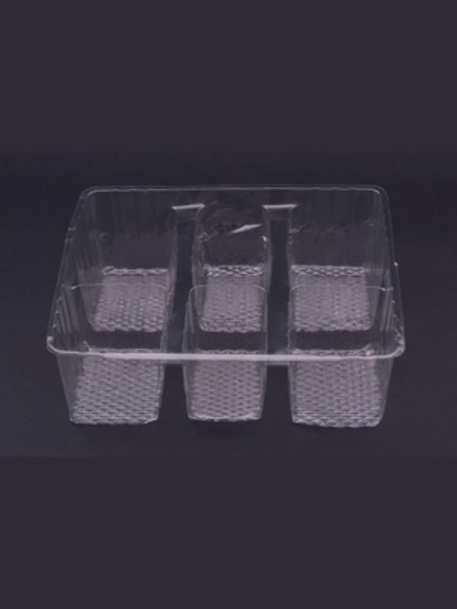 6-compartment disposable plastic food tray 5