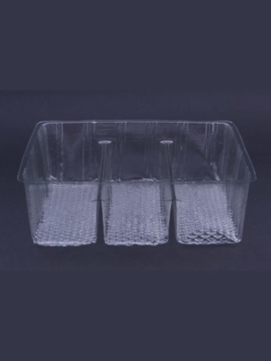 3-compartment biscuit or cookie tray 3