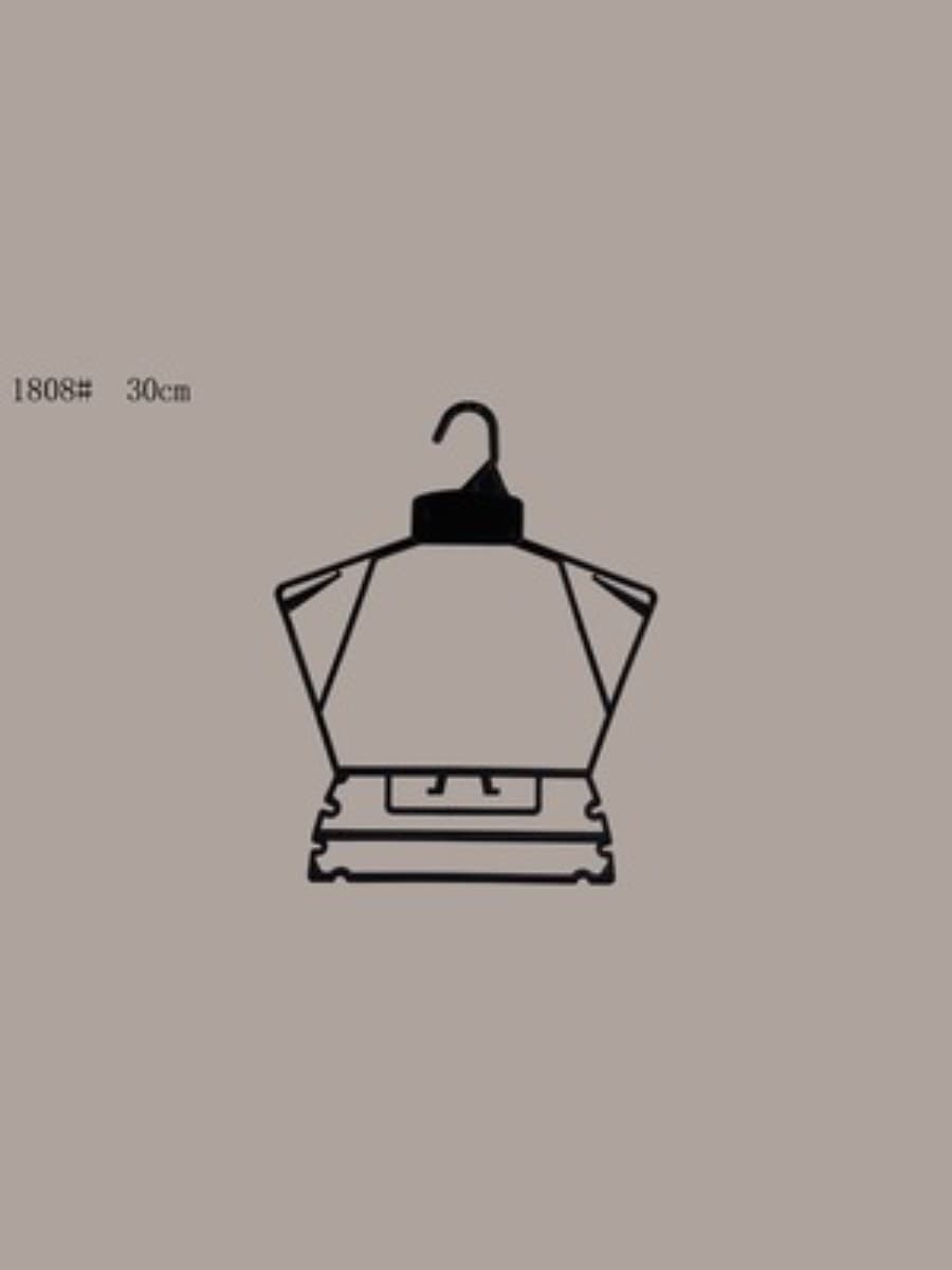 Plastic Hook One-Piece Hanger 1808#30cm